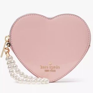 COPY - NWT Kate Spade love shack 3D heart wristlet in color tea rose 💗😍